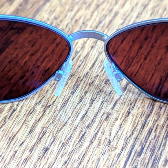 RARE* NIB Vintage Suncloud Taro Sunglasses Matte Silver Rose Lens Made in Italy - Picture 7 of 16